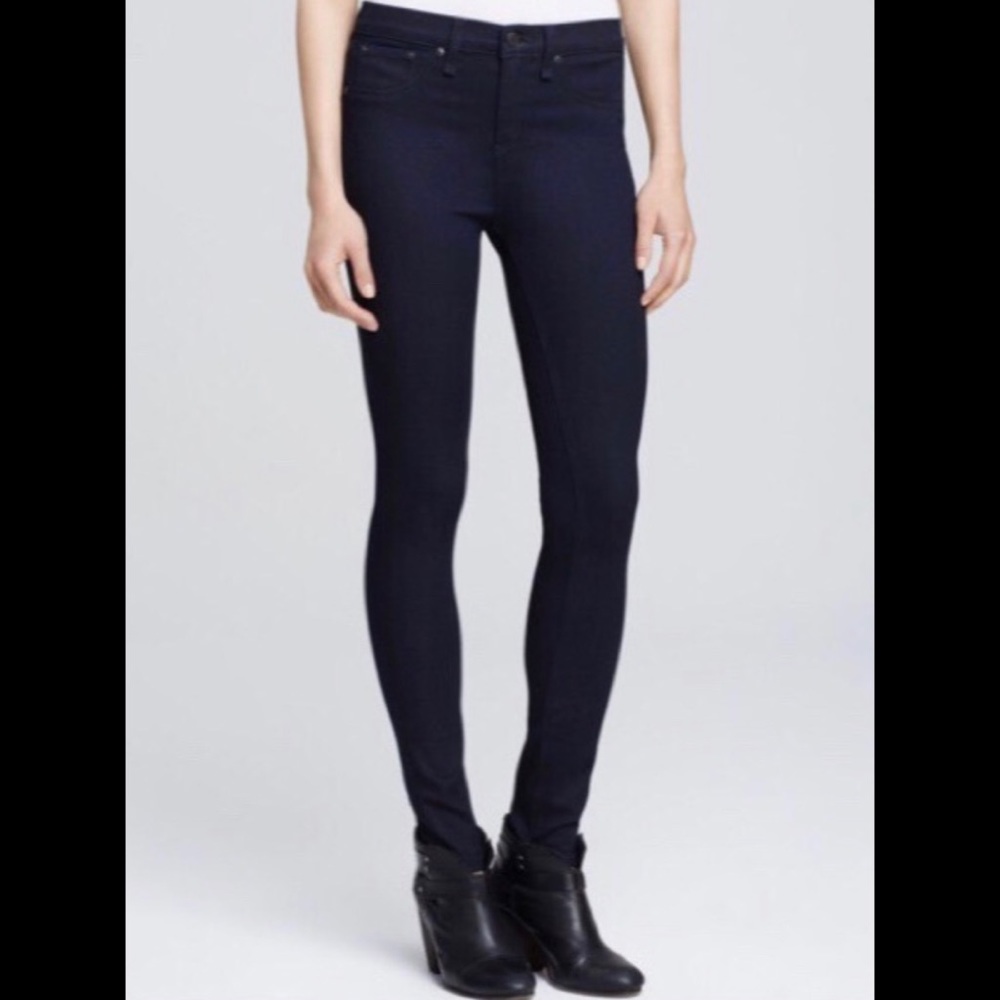 rag & bone The Legging Midnight Wash Jeans Sz 28